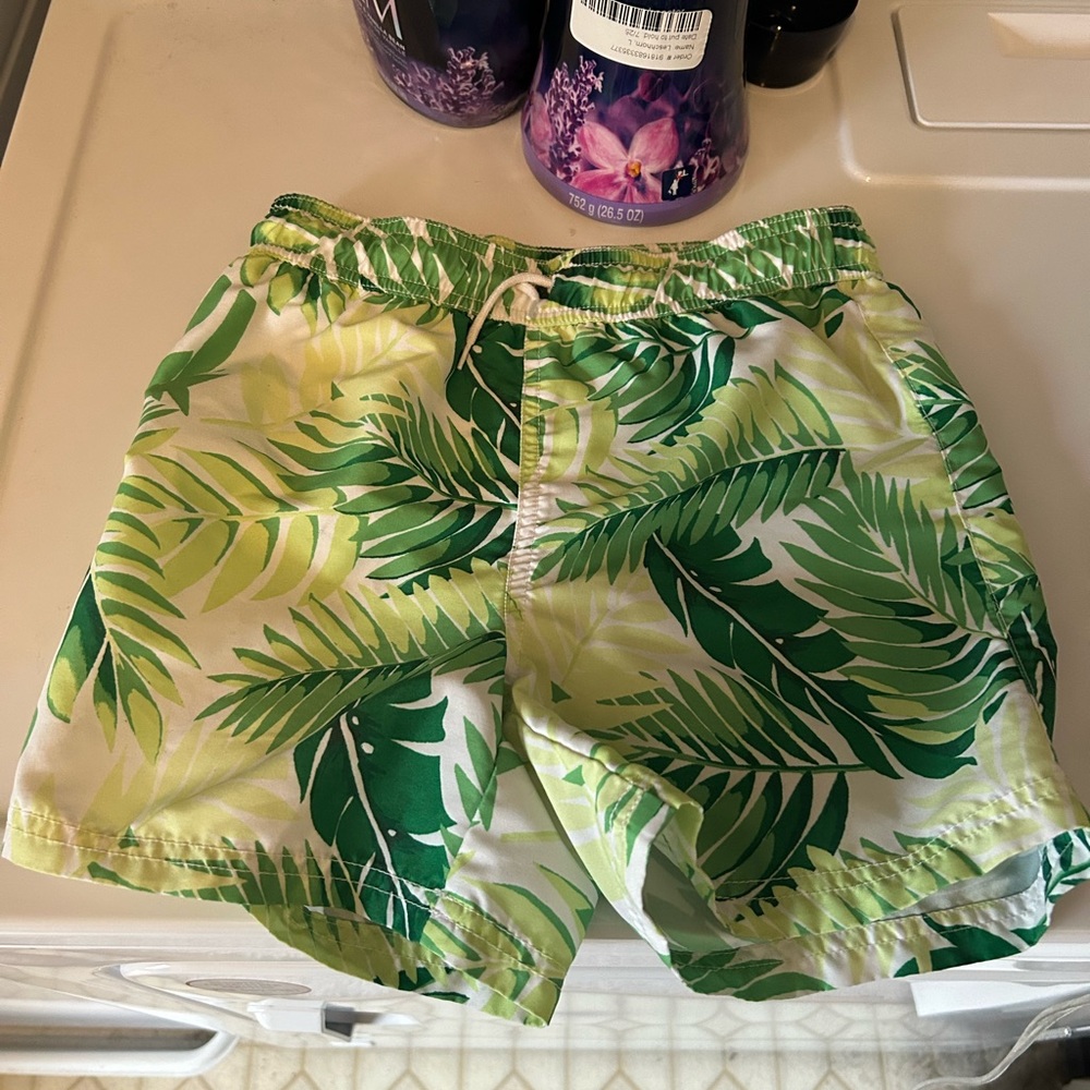 PALM LEAF SWIM TRUNK by Janie and Jack size 8